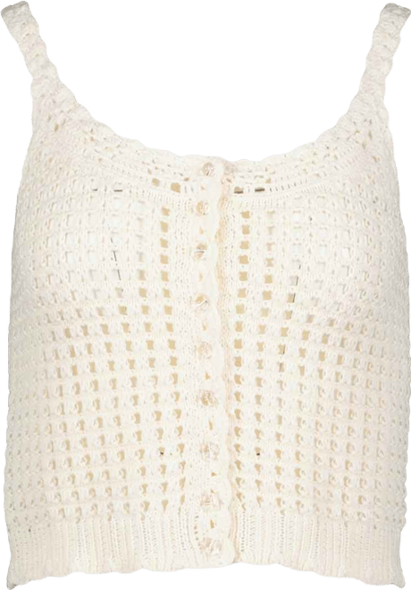 Women's  Keena Open Crochet Sweater Tank