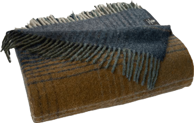 Highland Tweeds Shetland Lambswool Throw, 55 " x 72"