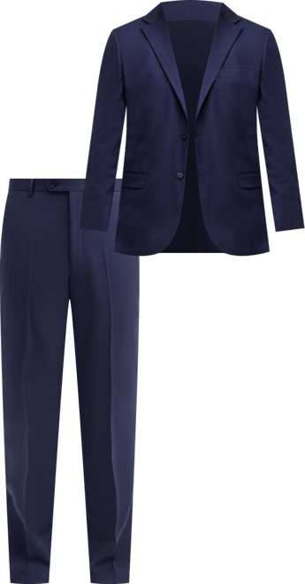 Men's Modern-Fit Vested Nested Suit