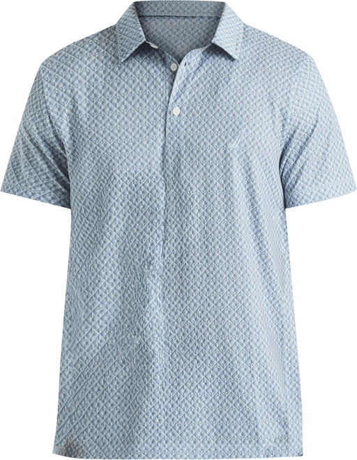 Men's Printed Short Sleeve Polo Shirt