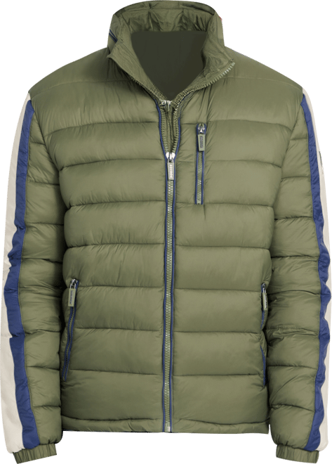 Men's Color-Block Puffer Regular-Fit Jacket