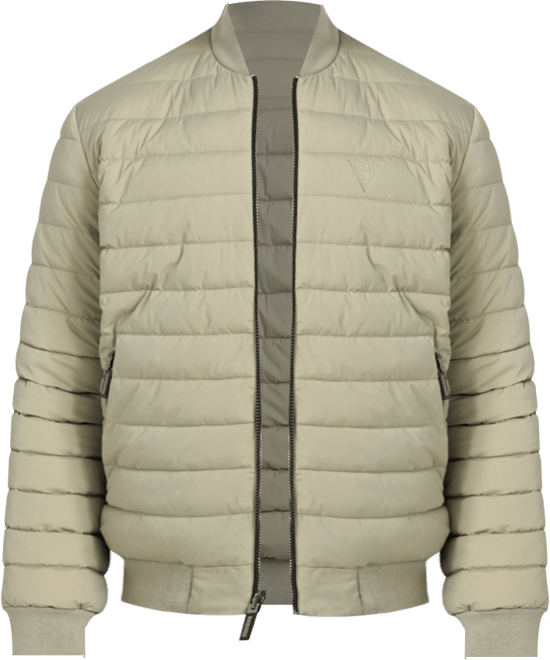 Men's Quilted Reversible Long-Sleeve Jacket