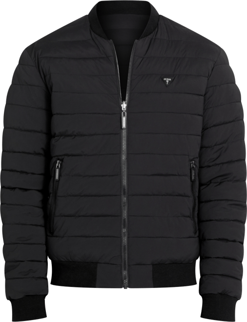 Men's Quilted Reversible Long-Sleeve Jacket