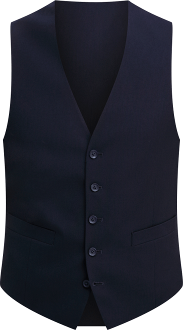Men's Slim-Fit Techni-Cole Suit Separate Vest