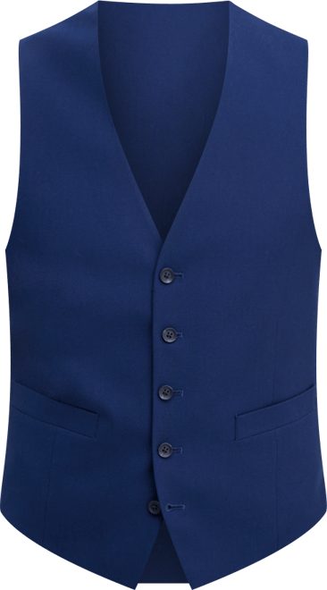 Men's Slim-Fit Techni-Cole Suit Separate Vest
