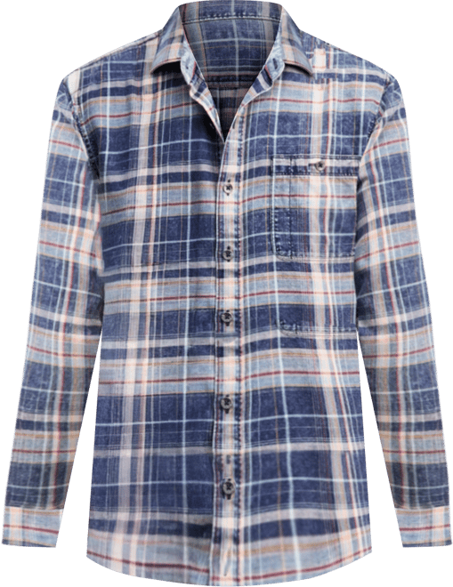 Men's Baranco Plaid Button-Down Shirt