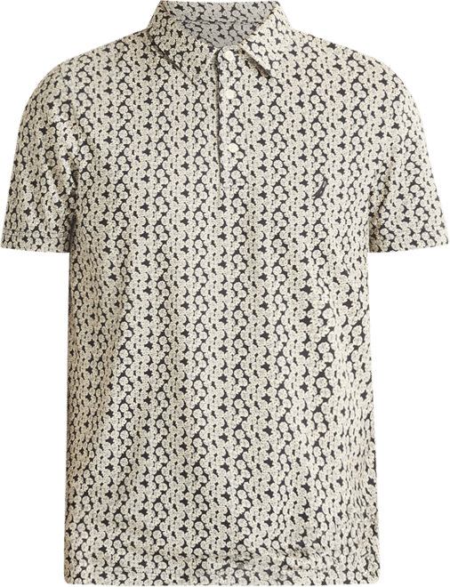 Men's Short-Sleeve Printed Sand Dollar Polo Shirt