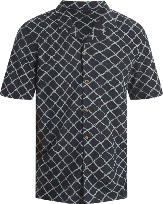 Men's Printed Short Sleeve Polo Shirt