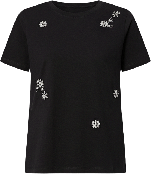 Women's Embellished Short-Sleeve T-Shirt