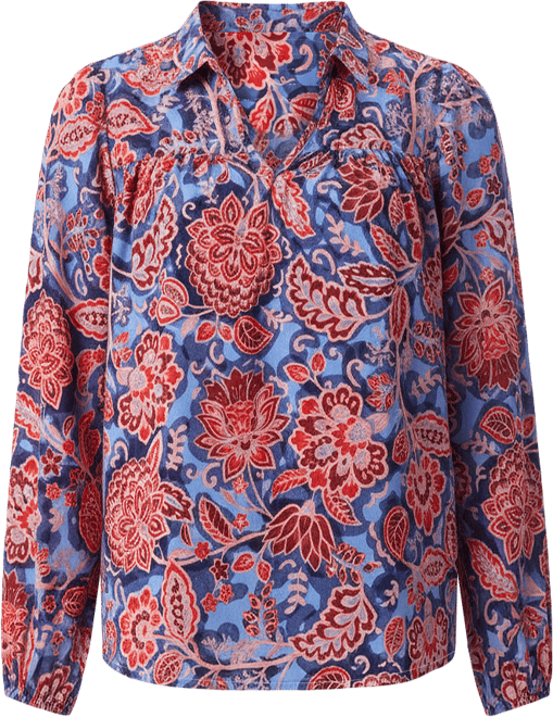 Women's Carmen Long-Sleeve Woven Top