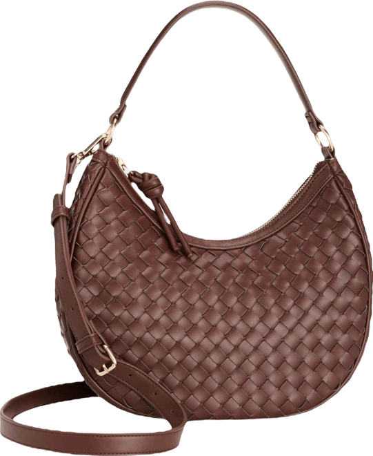 Woven Crossbody Hobo, Exclusively at Macy's