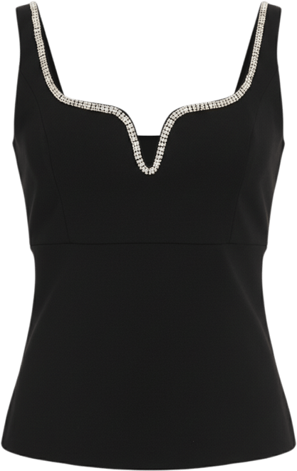 Women's Embellished Sleeveless Top