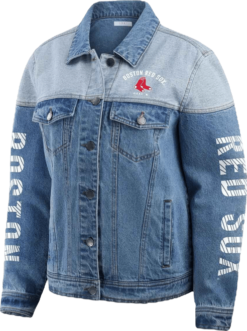 Women's Boston Red Sox Full-Button Denim Jacket