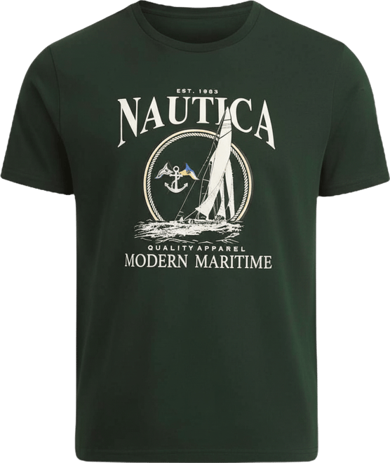 Men's Sail Printed Crewneck T-Shirt