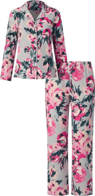 Women's 2-Piece Stretch Fleece Long Sleeve Pajama Set