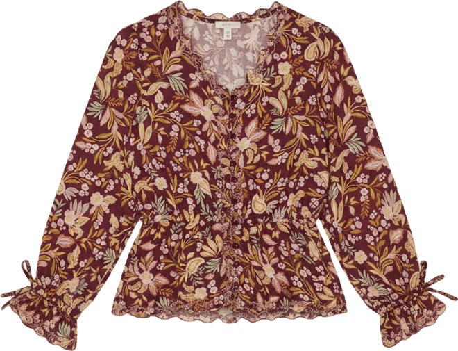 Women's Printed Woven Top