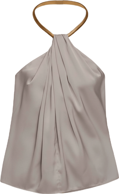 Women's Twist Neck Halter Top