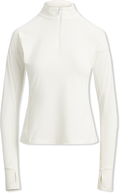 RLX Ralph Lauren Women's Stretch Jersey Quarter Zip Golf Pullover