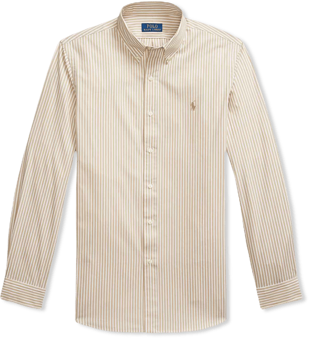Men's Classic-Fit Gingham Stretch Poplin Shirt