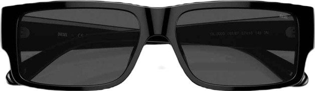 Men's Rectangle Sunglasses, DL2003