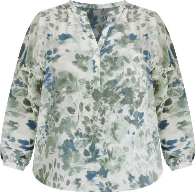 Plus Size Paulina Peasant Blouse