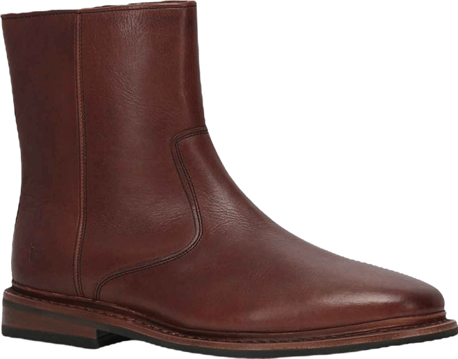 Men's Paul Inside Zipper Round Toe Ankle Boots