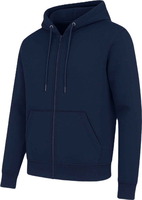 Men's Full-Zip Long-Sleeve Hoodie