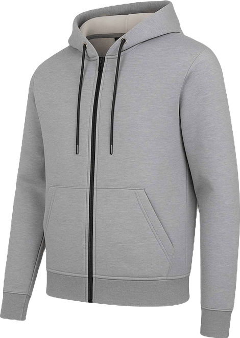 Men's Full-Zip Long-Sleeve Hoodie