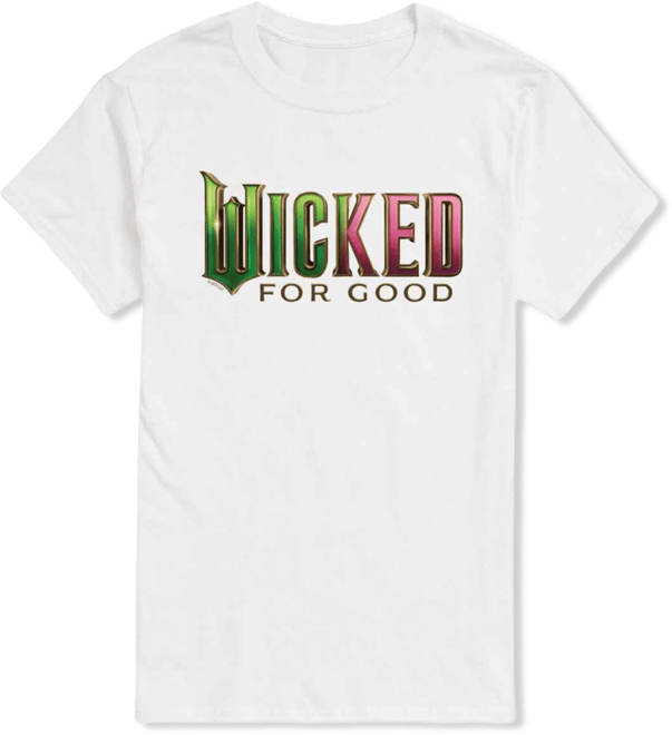 Men's Wicked Part 2 For Good Logo Short-Sleeve Graphic Printed T-Shirt