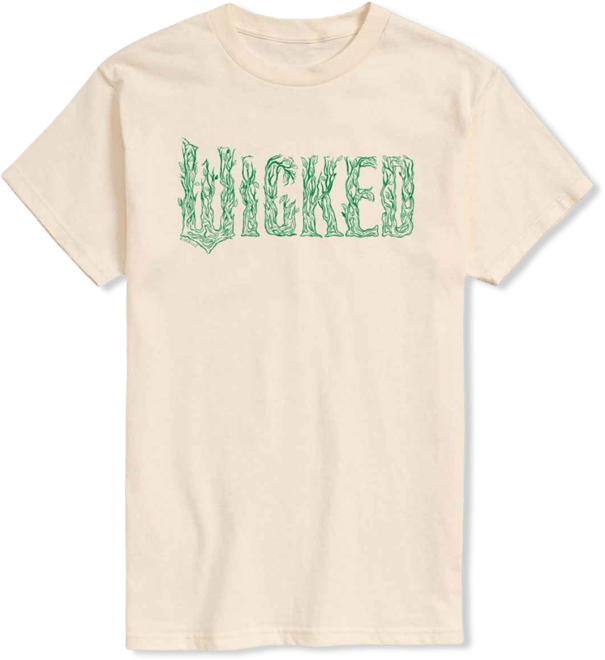 Men's Wicked Part 2 Twisted Tree Branch Logo Graphic Printed Short-Sleeve T-Shirt
