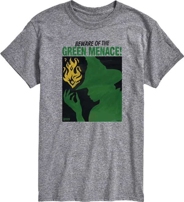 Men's Wicked Part 2 Elphaba Poster Graphic Printed Short-Sleeve T-Shirt
