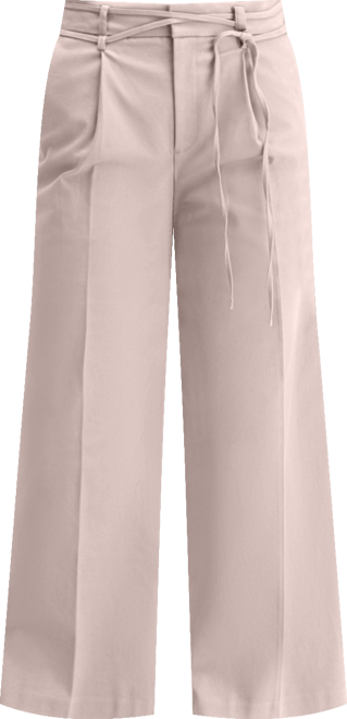 Women's Cotton Blend High-Rise Wide-Leg Pants, Macy's Exclusive