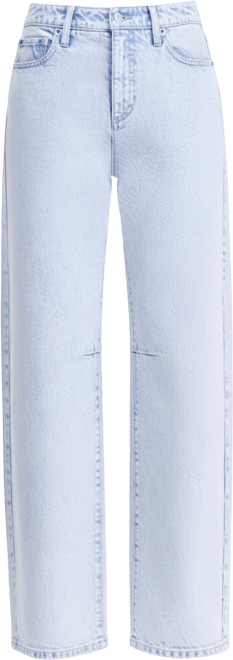 Women's High-Rise Barrel-Leg Jeans, Macy's Exclusive