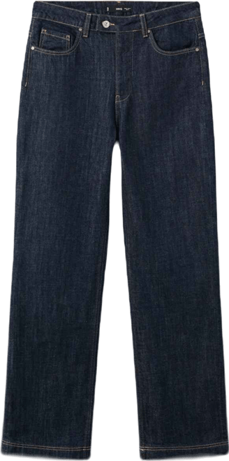 Women's Placket Straight Jeans