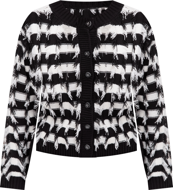 Women's Fringe Stripe Cardigan