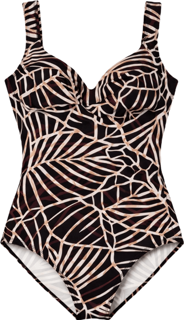 Women's Lets Be Fronds Escape Underwire One Piece Swimsuit