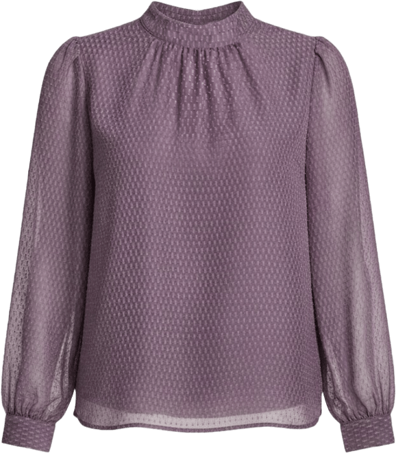 Women's Textured Long Sleeve Top