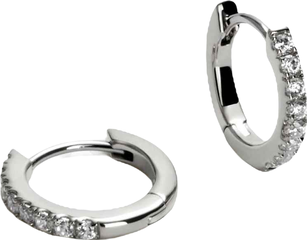 Gold Huggie Hoop Earrings