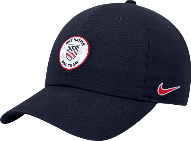 Men's and Women's Navy Usmnt Club Adjustable Hat