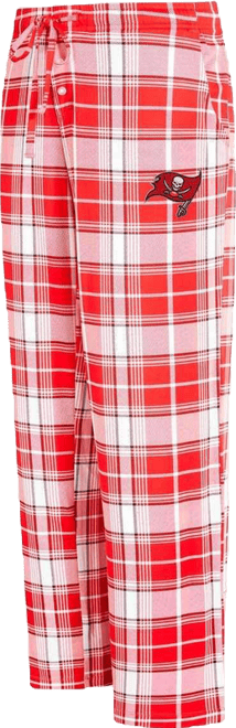 Women's Red Tampa Bay Buccaneers Ashford Plaid Knit Pants