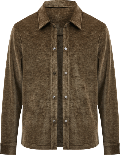 Men's Relaxed Fit Snap Front Soft Overshirt, Macy's Exclusive