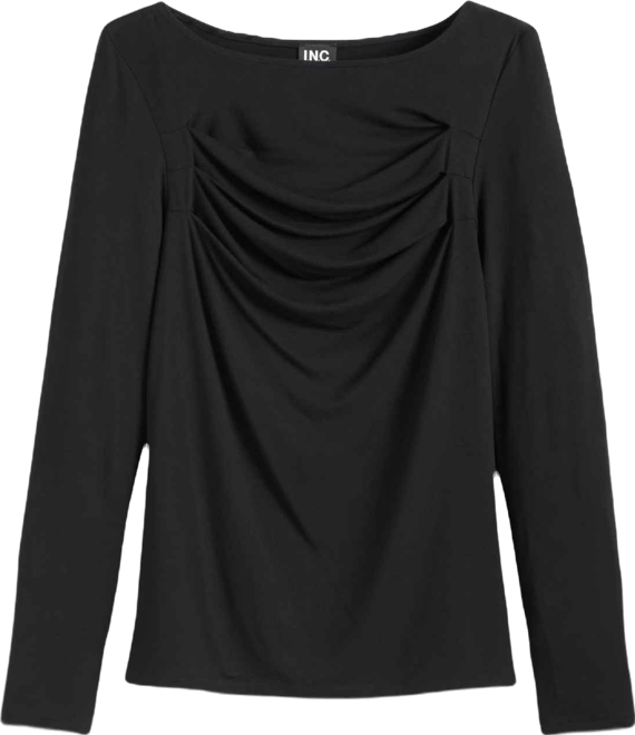 Women's Long-Sleeve Boat-Neck Knit Top, Macy's Exclusive