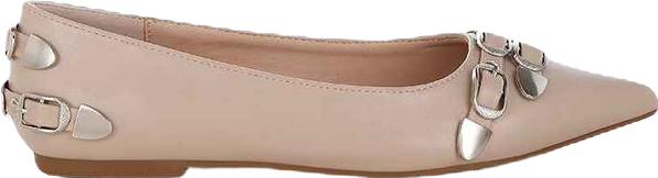Golini Belt Buckle Detail Ballerinas Women