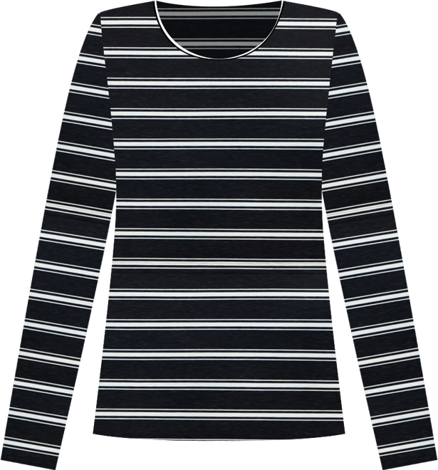 Petite Floral Print Long Sleeve Top