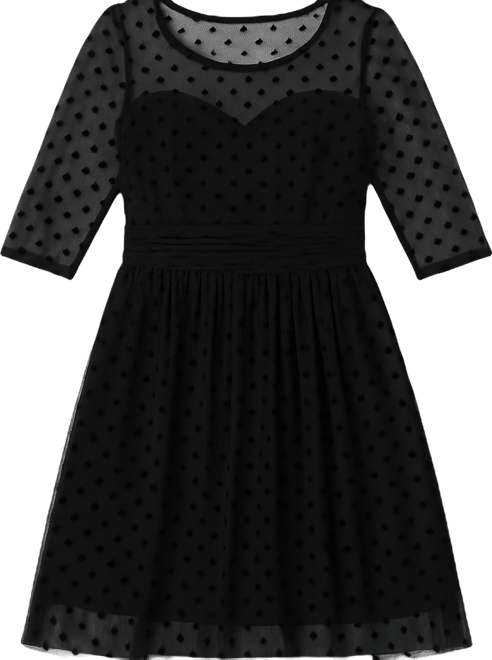 Plus Size Vita Mesh Cocktail Dress