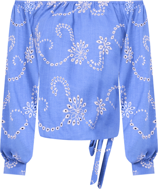 Women's Off-the-Shoulder Tie Top