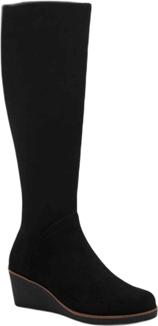 Women's Tall Binocular Regular Calf Wedge Boots