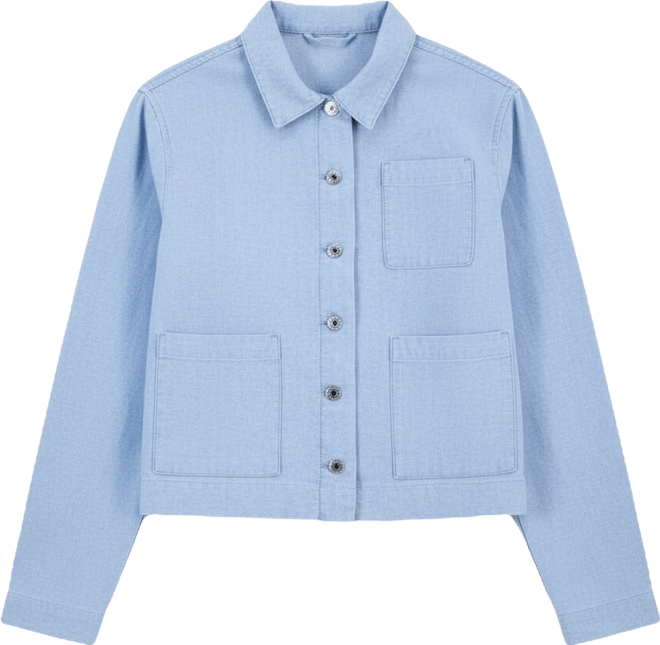 Nautica Women's Cotton Denim Barn Jacket