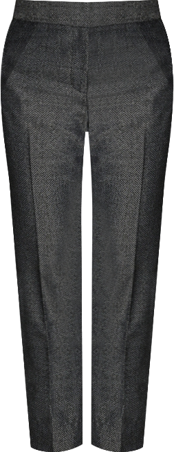 Women's High-Rise Straight Novelty Pants