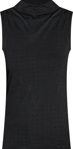 Women's Mock Neck Sleeveless Top